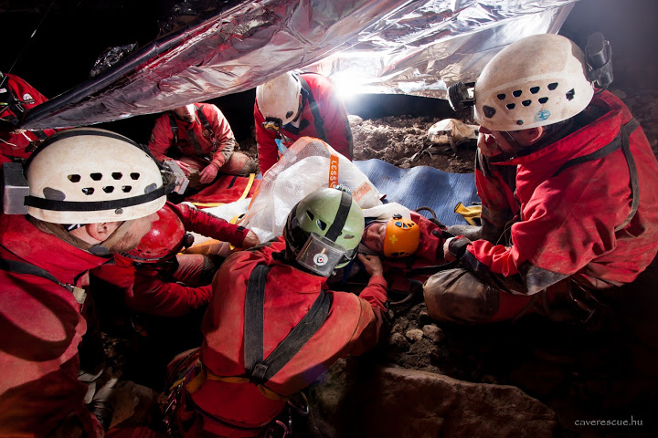 Cave rescue exercise 3