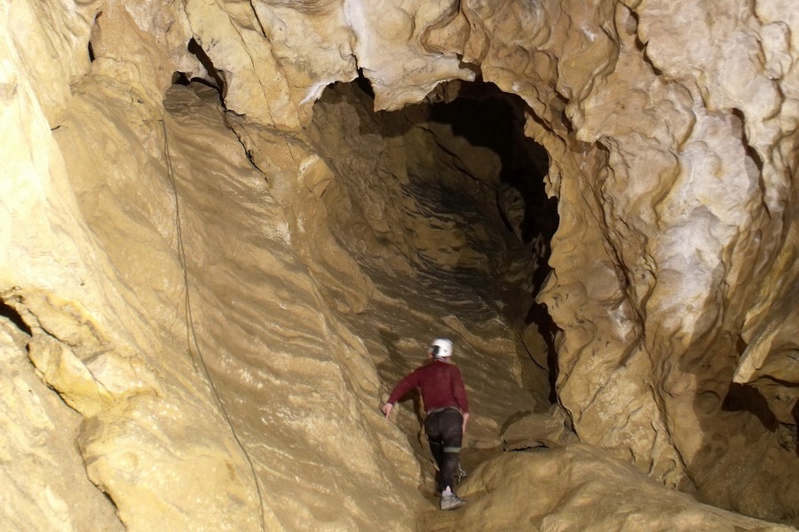 Geográfus-terem a Mátyás-hegyi-barlangban